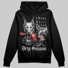 Grey Sneakers DopeSkill Hoodie Grind Pray Graphic Streetwear - Black
