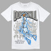 Jordan 6 Retro Cool Grey DopeSkill T-Shirt Thunder Dunk Graphic Streetwear - White 