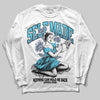 Jordan 11 Retro Gamma Blue (2025) DopeSkill Long Sleeve T-Shirt Self Made Graphic Streetwear - White