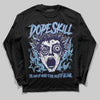 University Blue Sneakers DopeSkill Long Sleeve T-Shirt Root of Evil Graphic Streetwear - Black