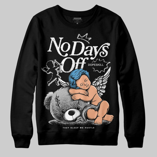 Jordan 10 OG “Steel” DopeSkill Sweatshirt New No Days Off Graphic Streetwear - Black