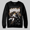 Jordan 5 “Earth/Metallic Gold” DopeSkill Sweatshirt Nevermind Graphic Streetwear - Black