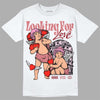 Valentine's Day Collection DopeSkill T-Shirt Looking For Love Graphic Streetwear - White