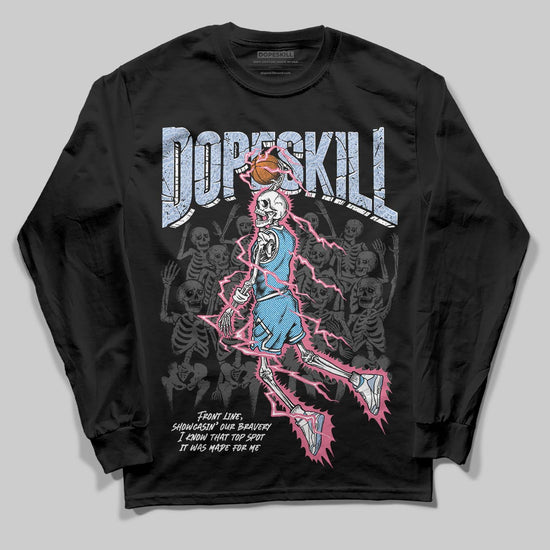 Jordan 3 GS “Cobalt Bliss” DopeSkill Long Sleeve T-Shirt Thunder Dunk Graphic Streetwear - Black