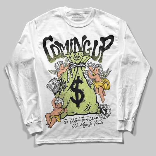 Jordan 11 “Inner Beast” DopeSkill Long Sleeve T-Shirt Money Bag Coming Up Graphic Streetwear - White
