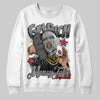 Jordan 4 “Black Cat” (2025) DopeSkill Sweatshirt Get Rich Graphic Streetwear - White