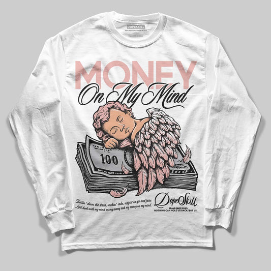 Jordan 1 Low OG “Rust Pink” DopeSkill Long Sleeve T-Shirt MOMM Graphic Streetwear - White