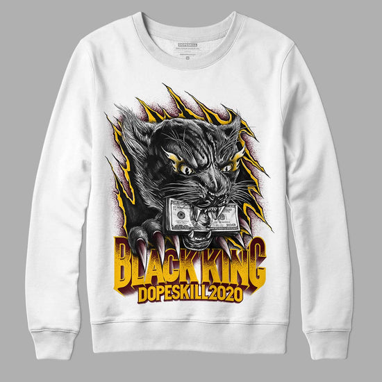 Dunk Yellow Bordeaux DopeSkill Sweatshirt Black King Graphic Streetwear - White 