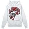 Jordan 1 Retro High OG “Team Red” DopeSkill Hoodie Sweatshirt Loser Lover Graphic Streetwear - White