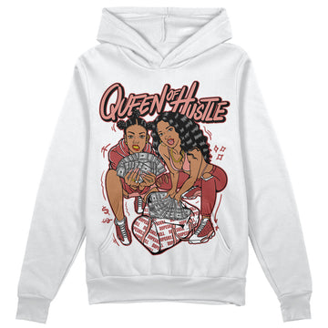 Jordan 13 “Dune Red” DopeSkill Hoodie Sweatshirt Queen Of Hustle Graphic Streetwear - White