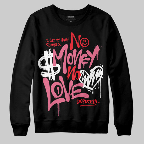 Diesel Pink S - Serendipity Pro-X1 Trainers DopeSkill Sweatshirt No Money No Love Typo Graphic Streetwear - Black