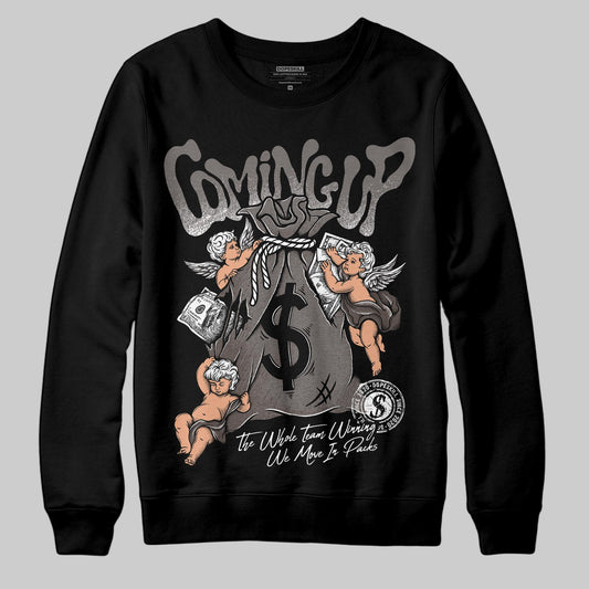 Jordan 4 Retro Cave Stone DopeSkill Sweatshirt Money Bag Coming Up Graphic Streetwear - Black