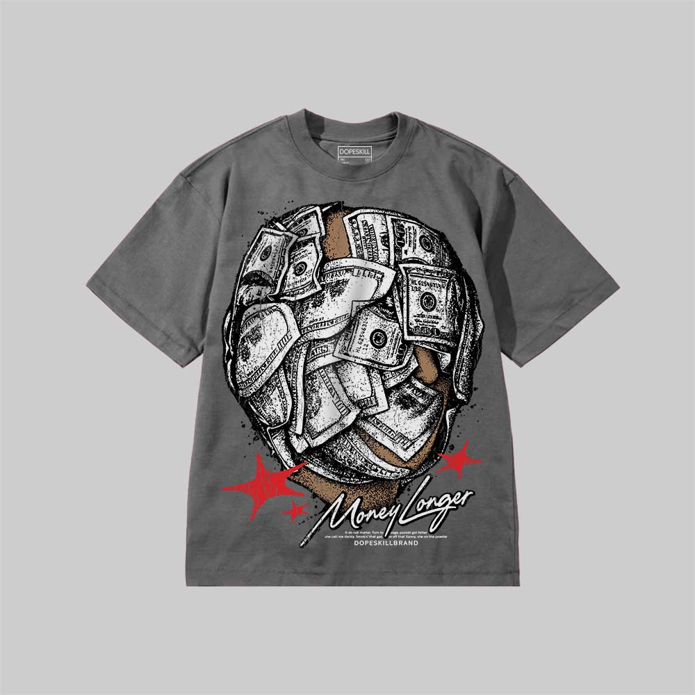 Money Longer DopeSkill Premium T-shirt Streetwear - Grey