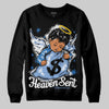 Jordan 4 WMNS 'Forget Me Not' DopeSkill Sweatshirt Heaven Sent Graphic Streetwear - Black