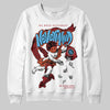 Nigel Sylvester x Air Jordan 4 ‘Brick by Brick’ DopeSkill Sweatshirt Nevermind Graphic Streetwear - White