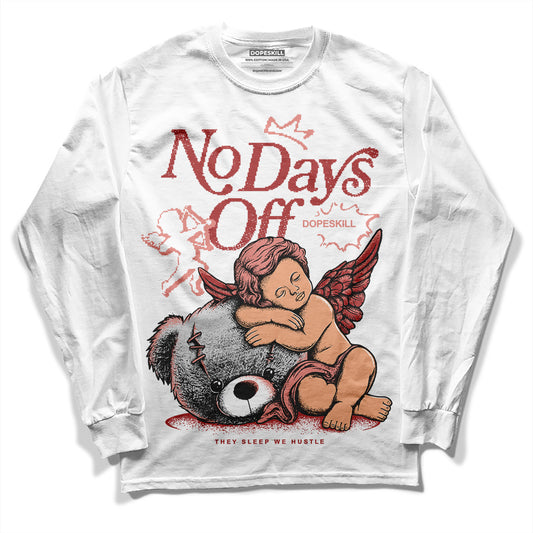 Jordan 13 “Dune Red” DopeSkill Long Sleeve T-Shirt New No Days Off Graphic Streetwear - White