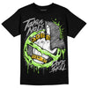 Jordan 5 Green Bean DopeSkill T-Shirt Takin No L's Graphic Streetwear - Black