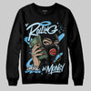 Jordan 11 Retro Legend Blue DopeSkill Sweatshirt Rolling in Money Graphic Streetwear - Black