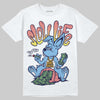 University Blue Sneakers DopeSkill T-Shirt Slow Life Graphic Streetwear - White