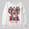 Jordan 6 Retro Toro Bravo DopeSkill Sweatshirt Angels Graphic Streetwear - White