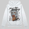 Jordan 4 “Fear” DopeSkill Hoodie Sweatshirt Never Stop Hustling Graphic Streetwear - White