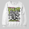 Chase B x Travis Scott x Jordan Jumpman Jack DopeSkill Sweatshirt Distorted Realms Graphic Streetwear - White