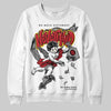Jordan 4 “Flight Club” DopeSkill Sweatshirt Nevermind Graphic Streetwear - White