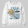 Vans Knu Stack Vintage Satin Dream Blue DopeSkill Sweatshirt Break Through Graphic Streetwear - White