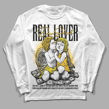 Jordan 4 Retro “Vivid Sulfur” DopeSkill Long Sleeve T-Shirt Real Lover Graphic Streetwear - White 