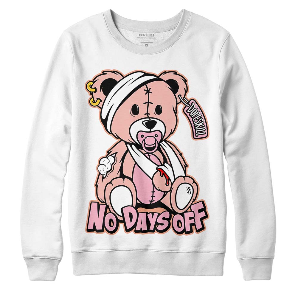 Jordan 11 Low “Legend Pink” DopeSkill Sweatshirt Hurt Bear Graphic Streetwear - White