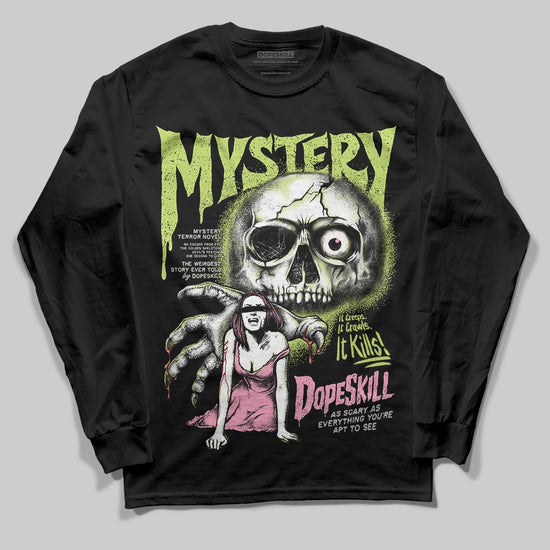 Chase B x Travis Scott x Jordan Jumpman Jack DopeSkill Long Sleeve T-Shirt Mystery Ghostly Grasp Graphic Streetwear - black