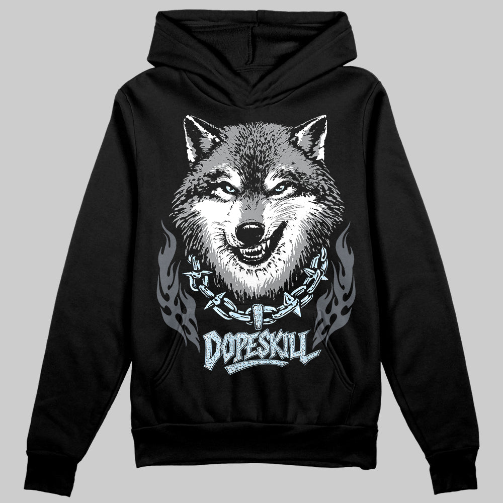 Jordan 5 Retro Wolf Grey (2026) DopeSkill Hoodie Sweatshirt Wolf Grey Graphic Streetwear - Black