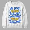 Royal Blue Sneakers DopeSkill Sweatshirt Grind Shine Graphic Streetwear - White