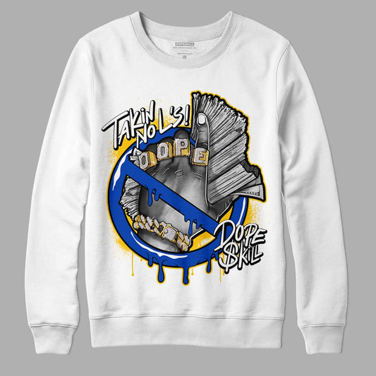 Jordan 14 “Laney” DopeSkill Sweatshirt Takin No L's Graphic Streetwear - White