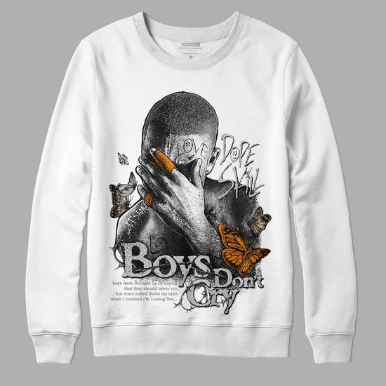 Grey Sneakers DopeSkill Sweatshirt Boys Don't Cry Graphic Streetwear - White 