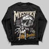 Jordan 5 “Earth/Metallic Gold” DopeSkill Long Sleeve T-Shirt Mystery Ghostly Grasp Graphic Streetwear - Black