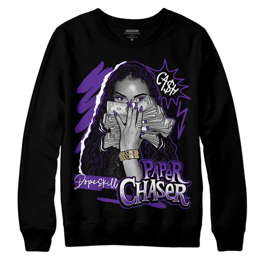 Jordan 13 Court Purple DopeSkill Sweatshirt NPC Graphic Streetwear - Black 