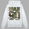 Air Max 90 Ballistic Neutral Olive DopeSkill Hoodie Sweatshirt Max 90 Graphic Streetwear - White 