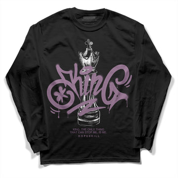 Jordan 2 “Mauve/Off-Noir” DopeSkill Long Sleeve T-Shirt King Chess Graphic Streetwear - Black 