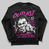 Pink Sneakers DopeSkill Long Sleeve T-Shirt Outlast Graphic Streetwear - Black