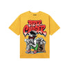Yellow Sneakers DopeSkill T-Shirt Paper Chaser Boy Graphic Streetwear - Gold