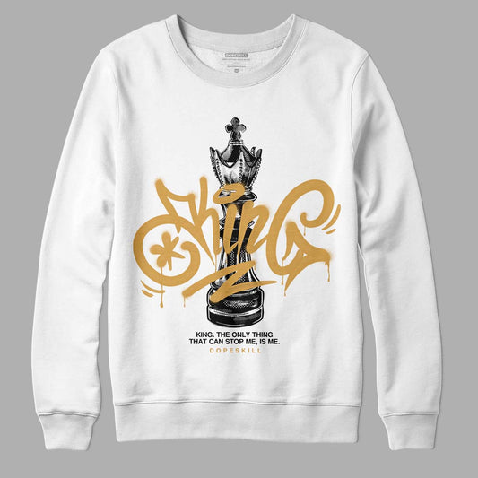 Jordan 11 "Gratitude" DopeSkill Sweatshirt King Chess raphic Streetwear - White