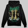 Green Sneakers DopeSkill Hoodie Loyalty Graphic Streetwear - Black
