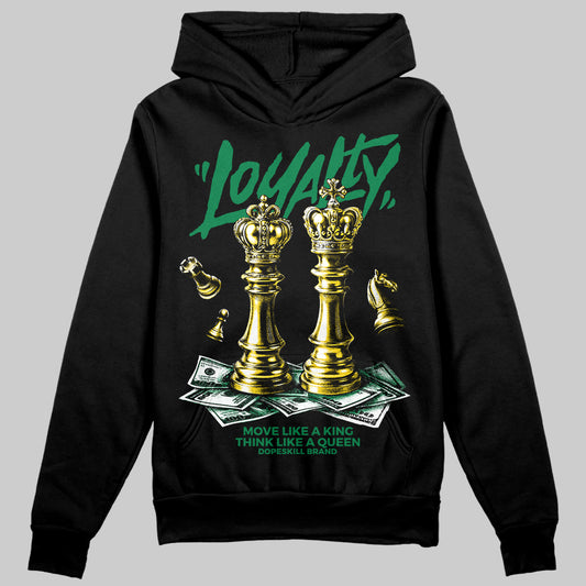 Green Sneakers DopeSkill Hoodie Loyalty Graphic Streetwear - Black