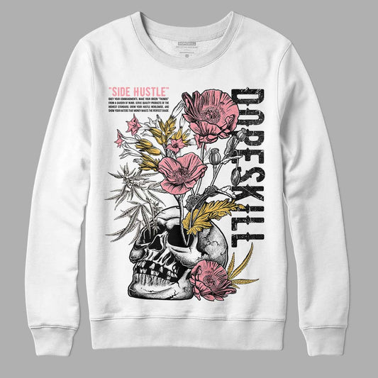 Jordan 3 GS “Red Stardust” DopeSkill Sweatshirt Side Hustle Graphic Streetwear - White 