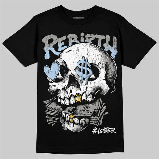 Jordan 5 "White Metallic" DopeSkill T-Shirt Rebirth Graphic Streetwear - Black