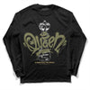 Jordan 4 Retro SE Craft Medium Olive DopeSkill Long Sleeve T-Shirt Queen Chess Graphic Streetwear - Black