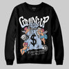 Jordan 3 GS “Cobalt Bliss” DopeSkill Sweatshirt Money Bag Coming Up Graphic Streetwear - Black