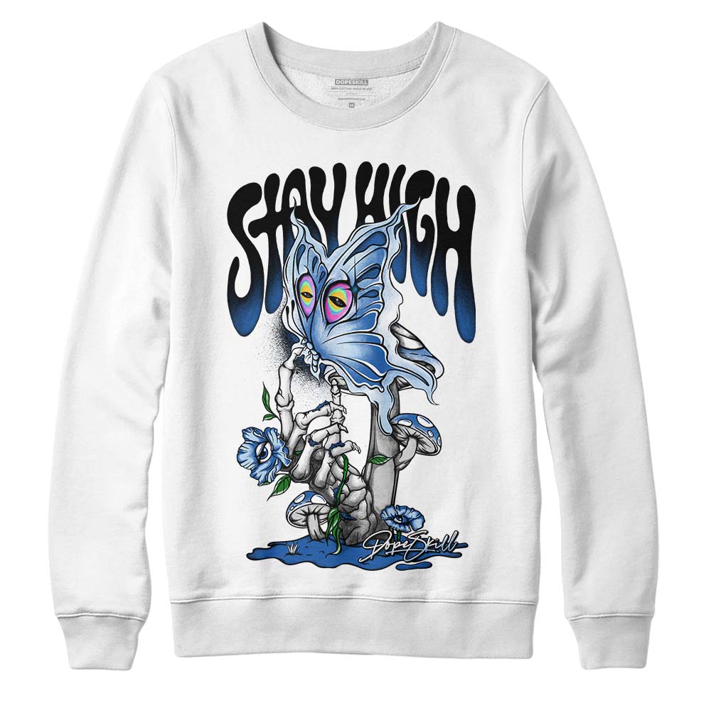 Jordan 11 Low “Space Jam” DopeSkill Sweatshirt Stay High Graphic Streetwear - White