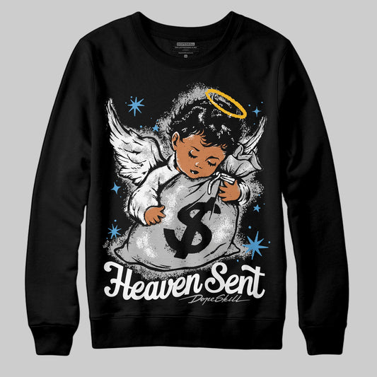 Jordan 10 OG “Steel” DopeSkill Sweatshirt Heaven Sent Graphic Streetwear - Black